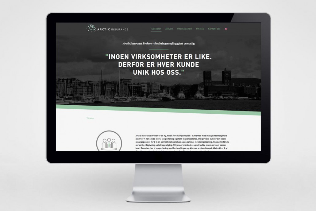 Arctic Insurance / Nettside