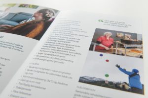 Sørlandets rehabiliteringssenter - brosjyre kreftrehabilitering / Havdur Design