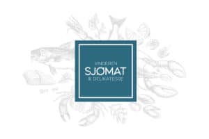 Vinderen Sjømat & Delikatesse / Logo av Havdur Design