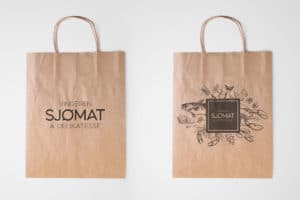 Vinderen Sjømat & Delikatesse / Logo av Havdur Design
