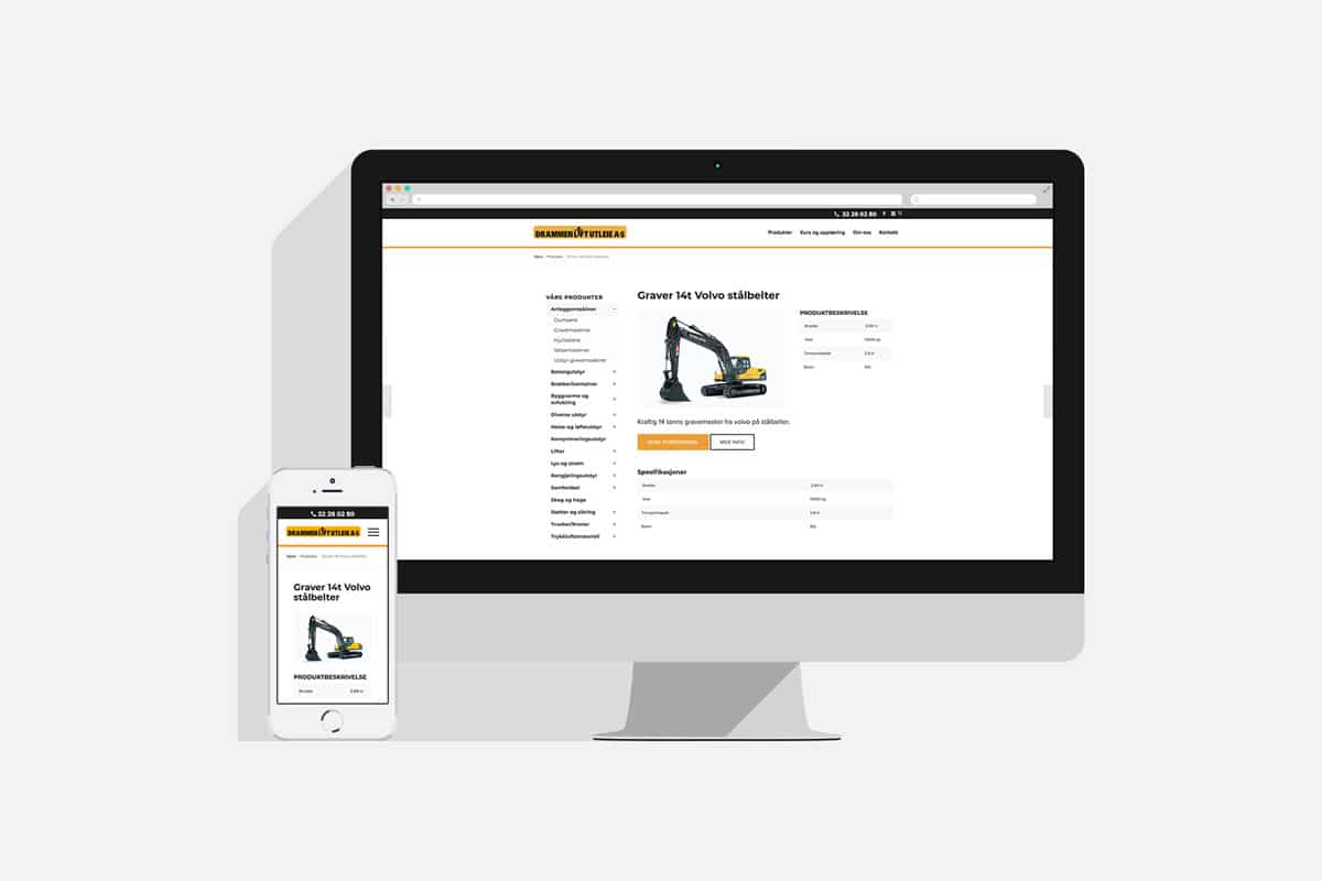 Drammen Liftutleie / nettsider - Havdur Design AS