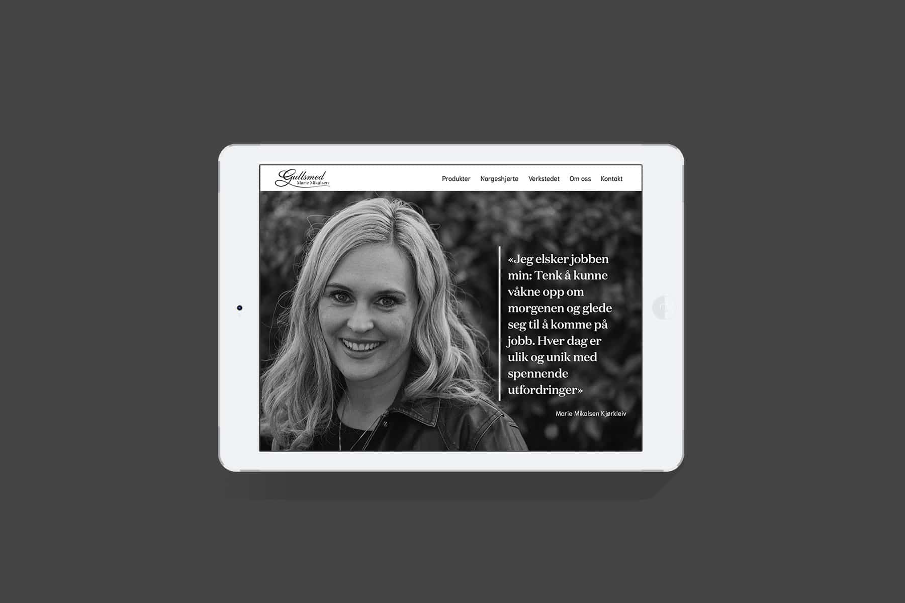 Gullsmed Marie Mikalsen / Nettside - Havdur Design
