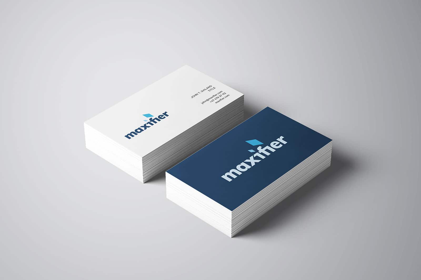 Maxifier / Visittkort av Havdur Design