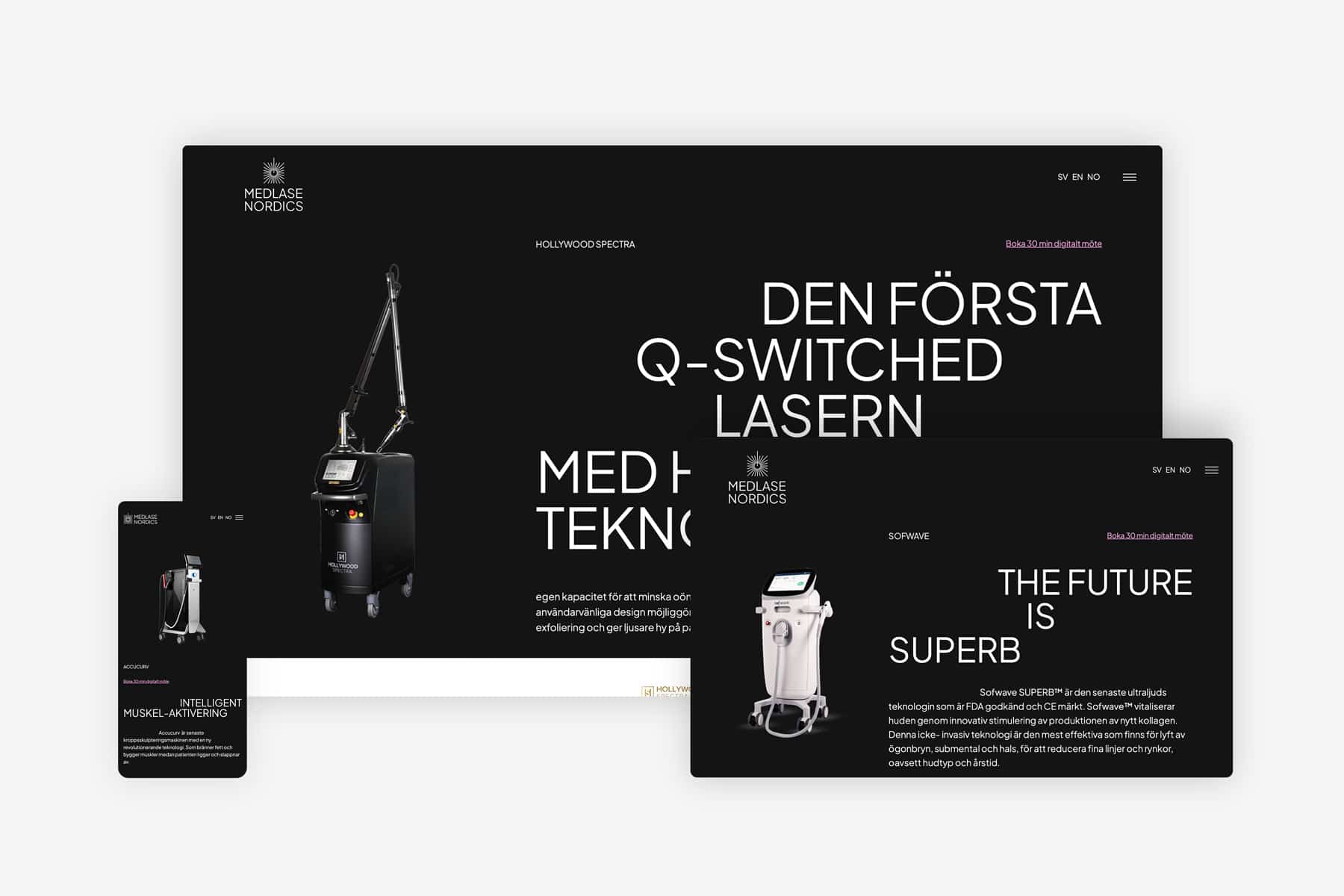 Medlase Nordics nettside / Havdur Design
