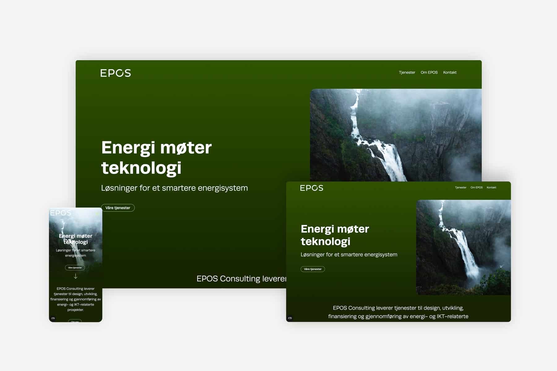 Redesign av nettside EPOS Consulting av Havdur Design